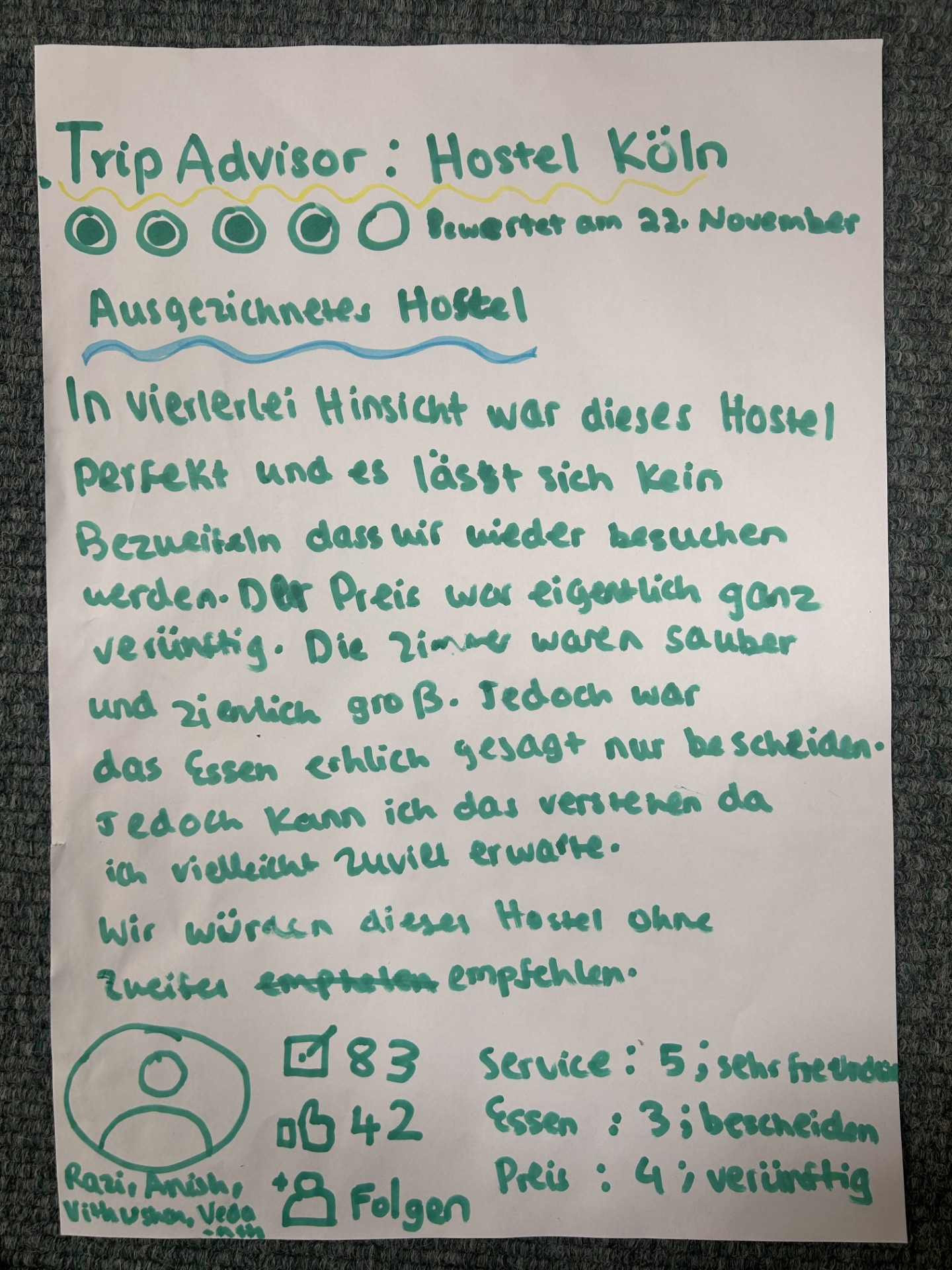 German Trip - Winning Review